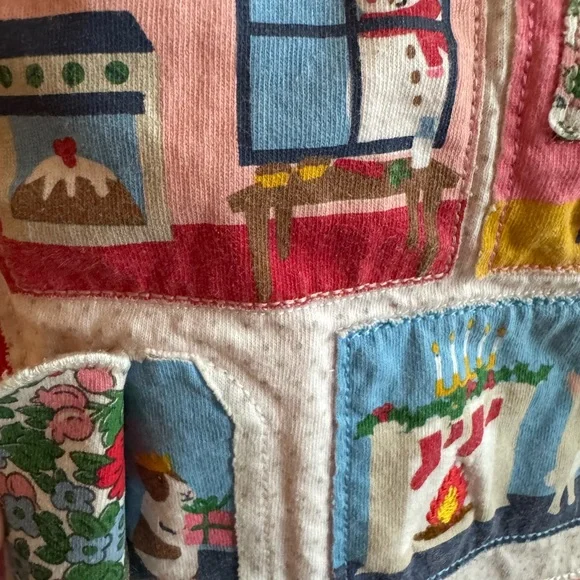 Mini Boden Red Long Sleeve Tee - Picture 5 of 6